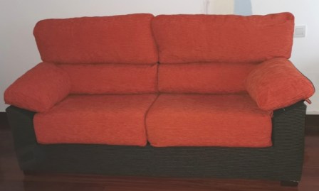 Sofa dos plazas jorge rojo